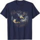 Eagle Bird Mountains , Small, Black T-Shirt - T-Shirt | Navy