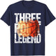 Basketball Player 3 Point Shot - Three Point Legend T-Shirt - T-Shirt | Navy