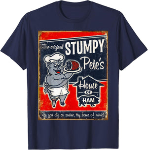 Stumpy Pete's House Of Ham | "Dig swine? Try some of mine!" T-Shirt - T-Shirt | Navy