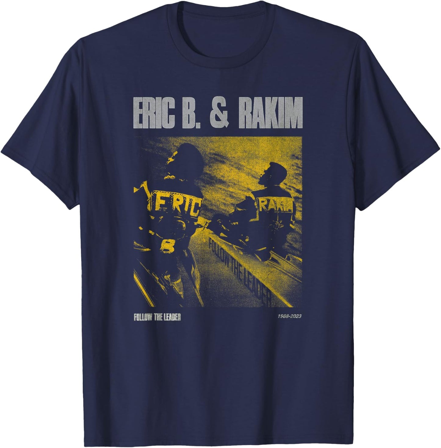 Eric B & Rakim – FTL Hicon Green T-Shirt - T-Shirt | Navy