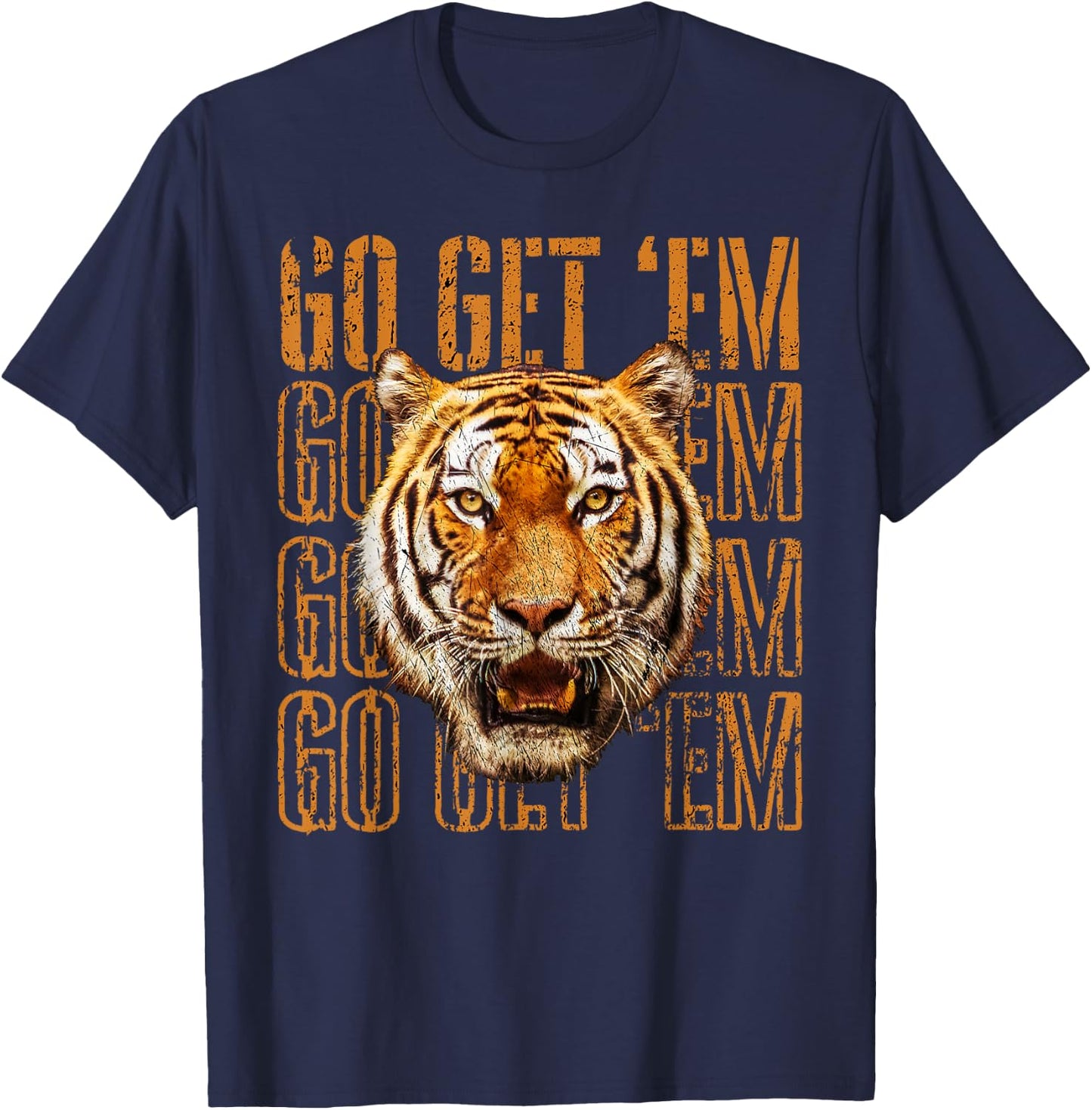 Go get [em Tiger, , Toddler, Boys, Girls, Graphic T-Shirt - T-Shirt | Navy