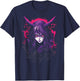 Anime Goth Girl Japanese Aesthetic Grunge Horror T-Shirt - T-Shirt | Navy