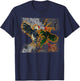 Halloween Dia De Los Muertos Sugar Skull Calavera Fighting Rooster Chicken Chinese Zodiac Pride & Brave -Adults Black Small T-Shirt - T-Shirt | Navy