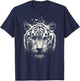 Bengal Tiger Graphic Nature Animal Wildlife Art Vintage T-Shirt - T-Shirt | Navy