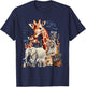 Zoo Animals Wildlife Birthday Party Animal Safari Jungle T-Shirt - T-Shirt | Navy