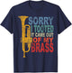 Funny Trumpet Player Brass Band Trumpeter Sorry I Tooted T-Shirt - T-Shirt | Navy