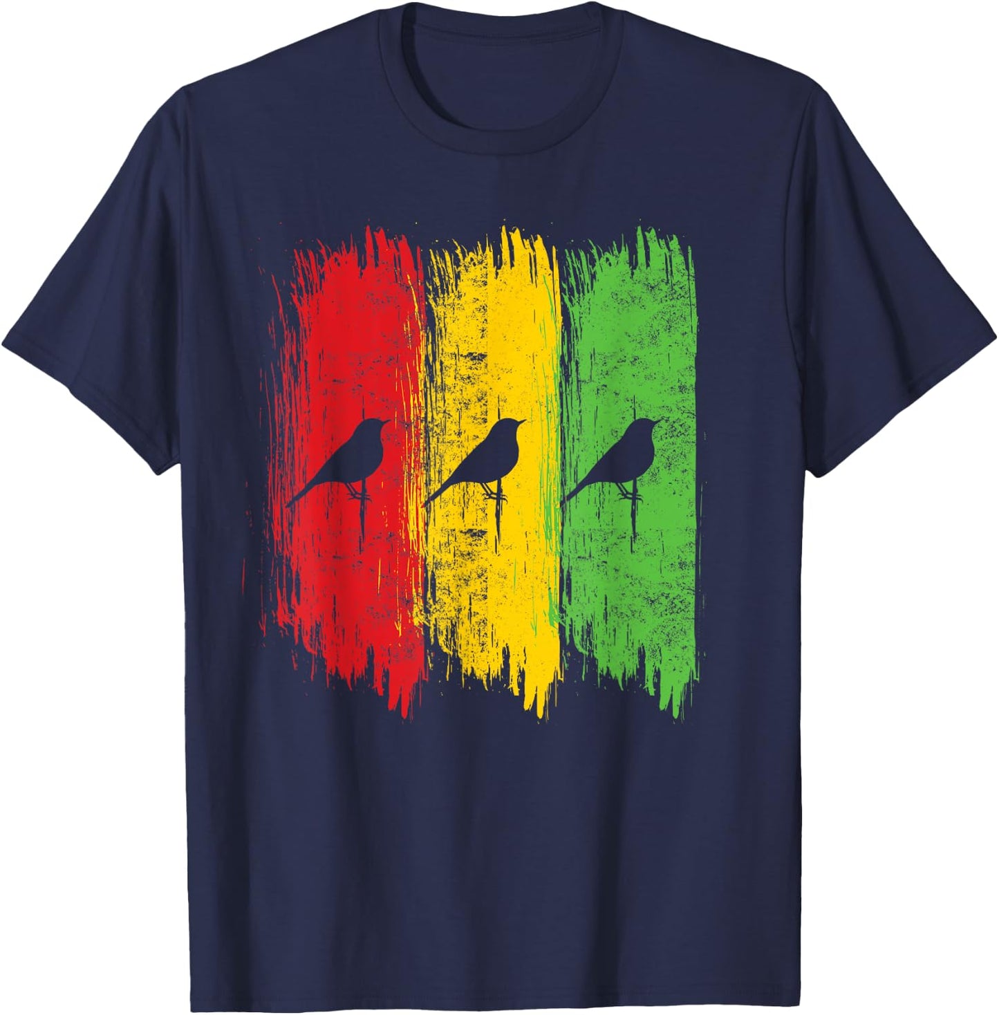 Good Rastafari Music Vibes Only Rasta Jamaika Reggae T-Shirt - T-Shirt | Navy