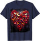Butterfly Valentines Day T-Shirt - T-Shirt | Navy