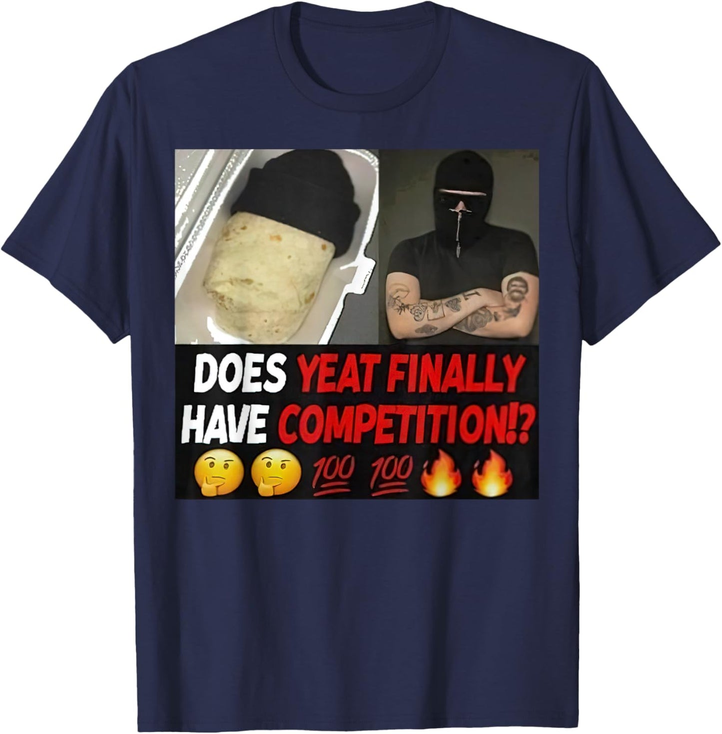 Does Yeat Finally Have Competition For T-Shirt - T-Shirt | Navy