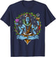 Shiva Hindu God Meditation Zen Yoga Hinduism Spiritual T-Shirt - T-Shirt | Navy