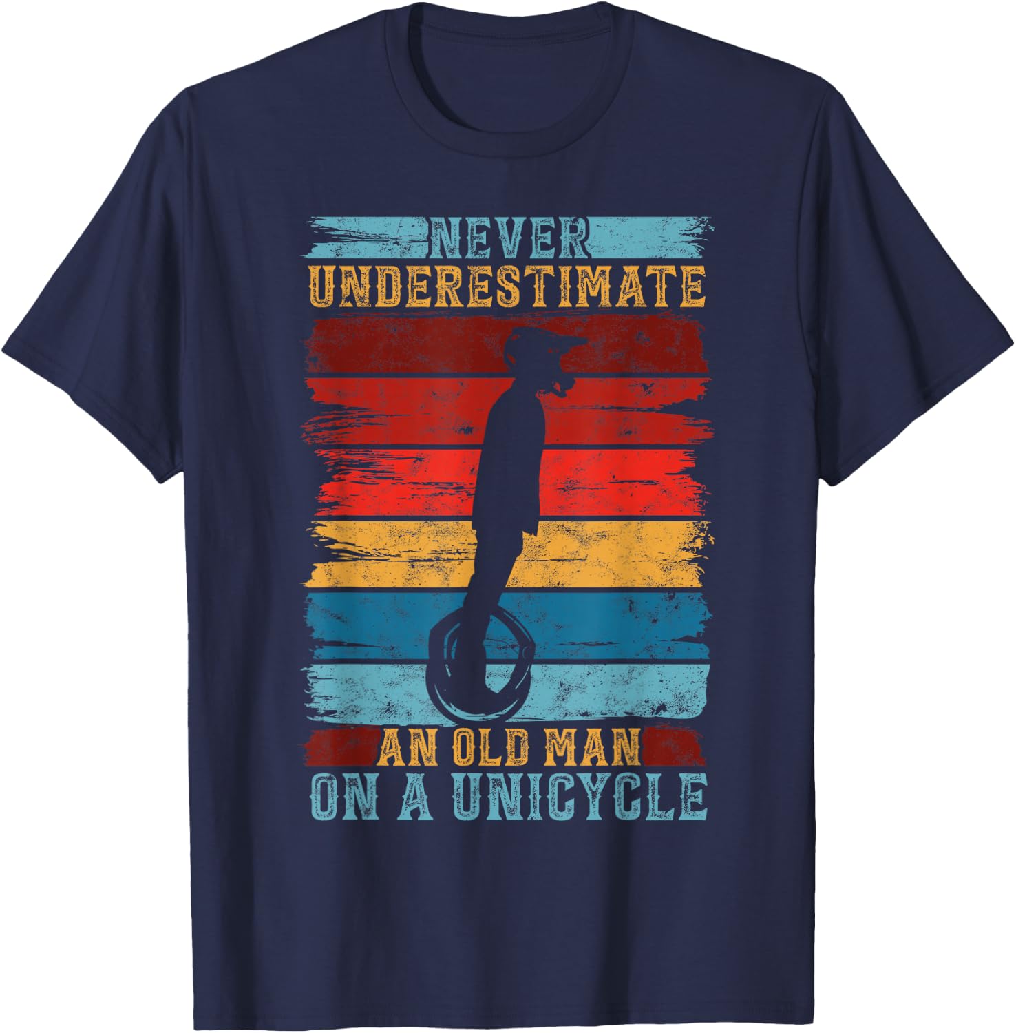 Electric Unicycle EUC Monowheel Electric Unicycle T-Shirt - T-Shirt | Navy