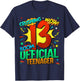 Official Teenager 13th Birthday Comic Awesome Since 2010 T-Shirt - T-Shirt | Navy