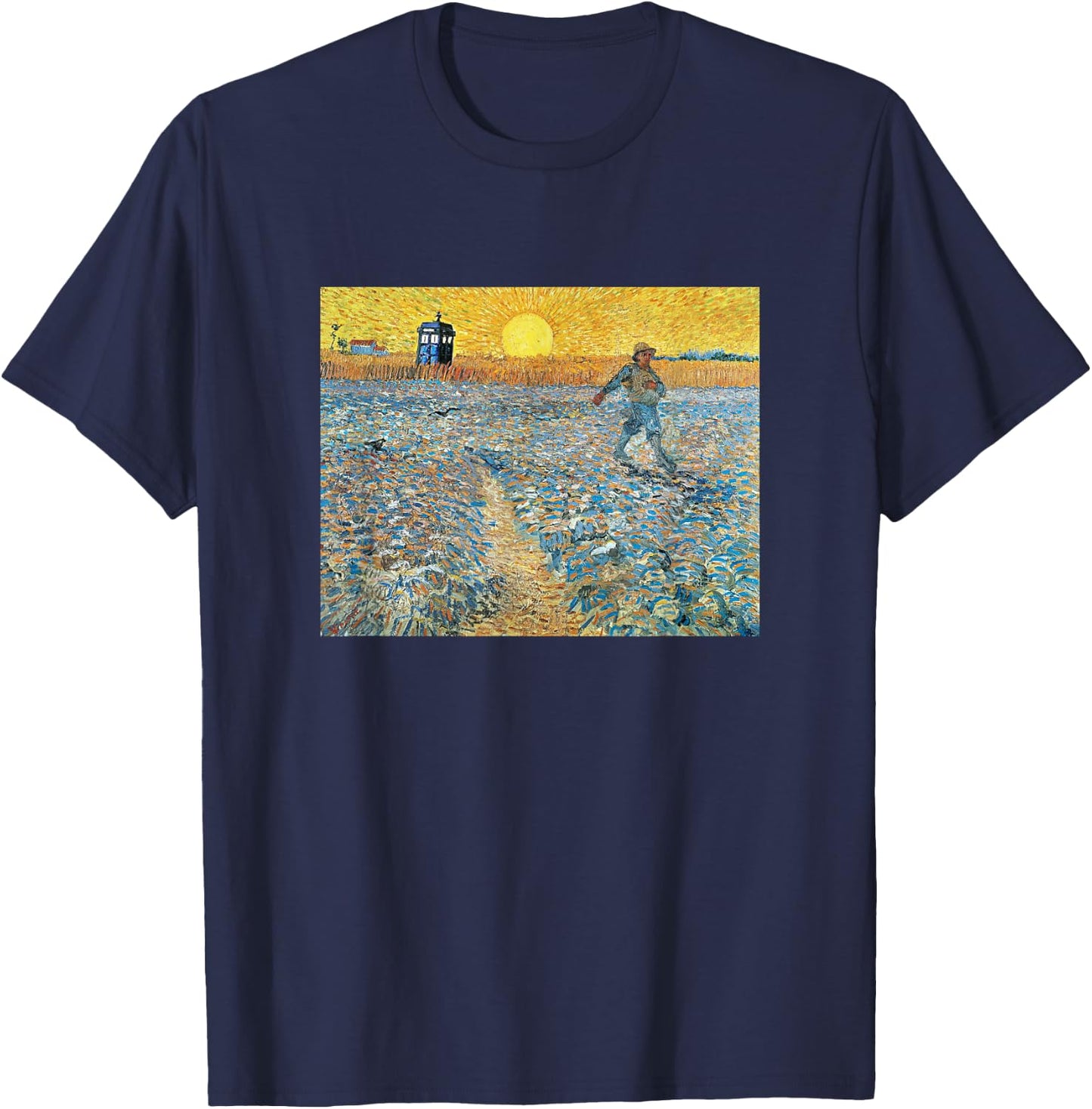 Sower at Sunset Doctor Visit T-Shirt - T-Shirt | Navy