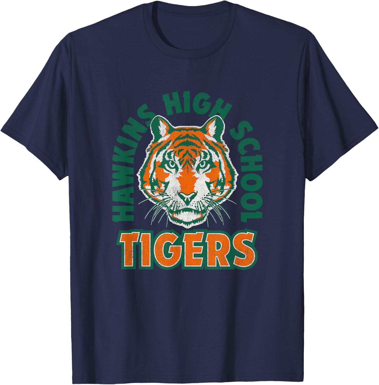 Stranger Things Retro Hawkins High School 1986 Collegiate T-Shirt - T-Shirt | Navy