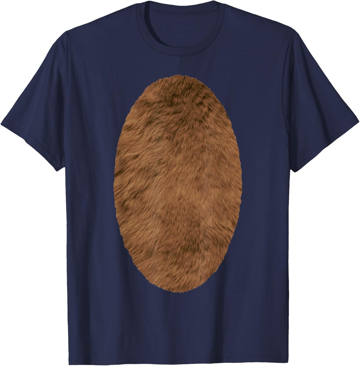 Funny Reindeer Costumes-DIY Christmas Costume Reindeer Belly T-Shirt - T-Shirt | Navy