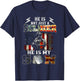 He Is Not Just A Soldier He Is My Son T-Shirt - T-Shirt | Navy