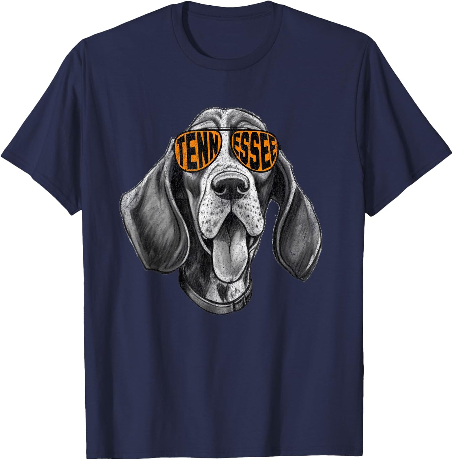 Tennessee Dog Sport Lovers | Tennessee Coonhound Fan T-Shirt - T-Shirt | Navy