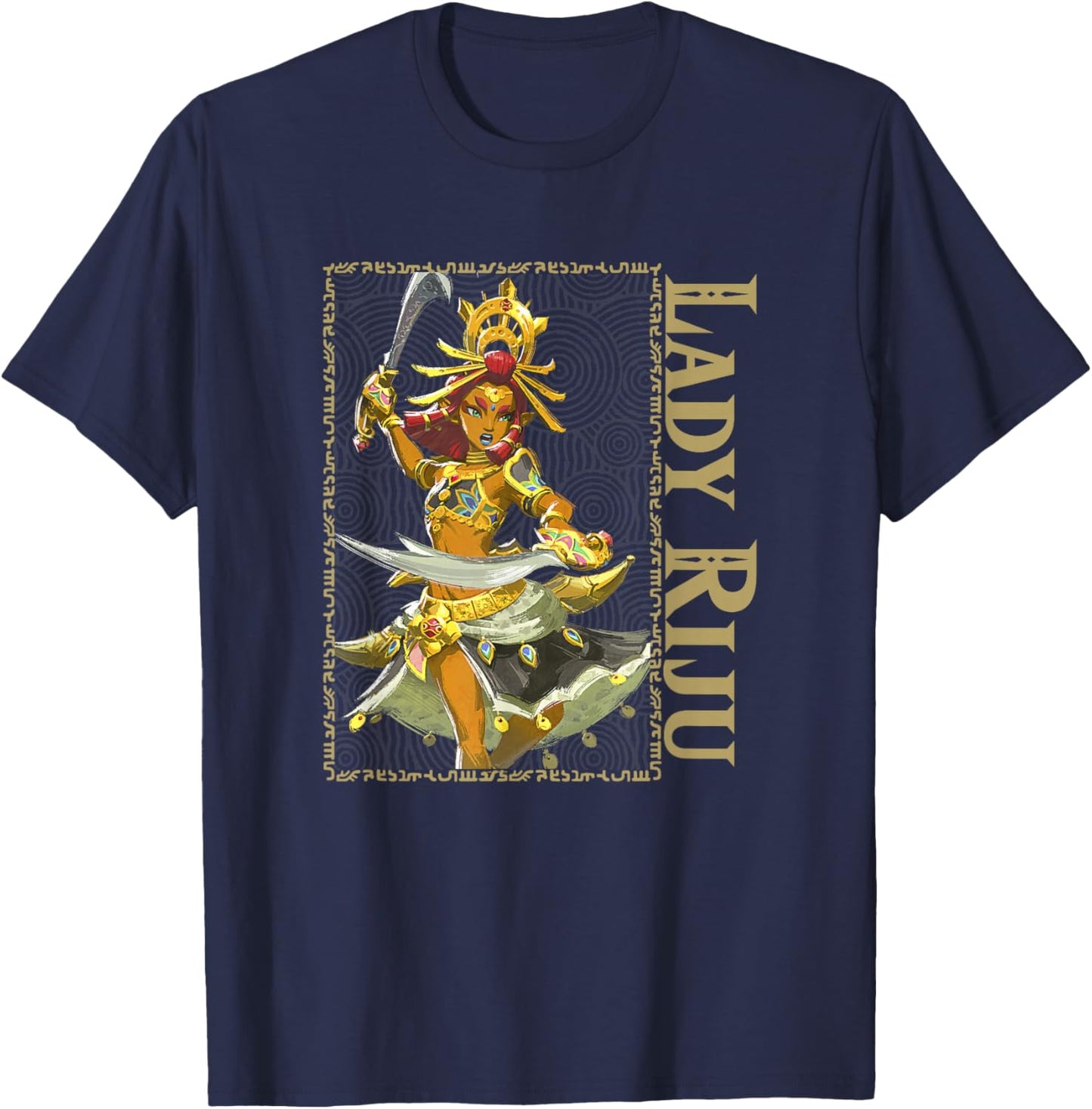 The Legend of Zelda: Breath of the Wild Lady Riju Pure Hero T-Shirt - T-Shirt | Navy