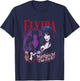 Elvira, Mistress of The Dark Purple and Red Graphic Small T-Shirt - T-Shirt | Navy