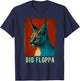 Big Floppa Shirt For Kids Meme Cute Caracal Cat Vintage T-Shirt - T-Shirt | Navy