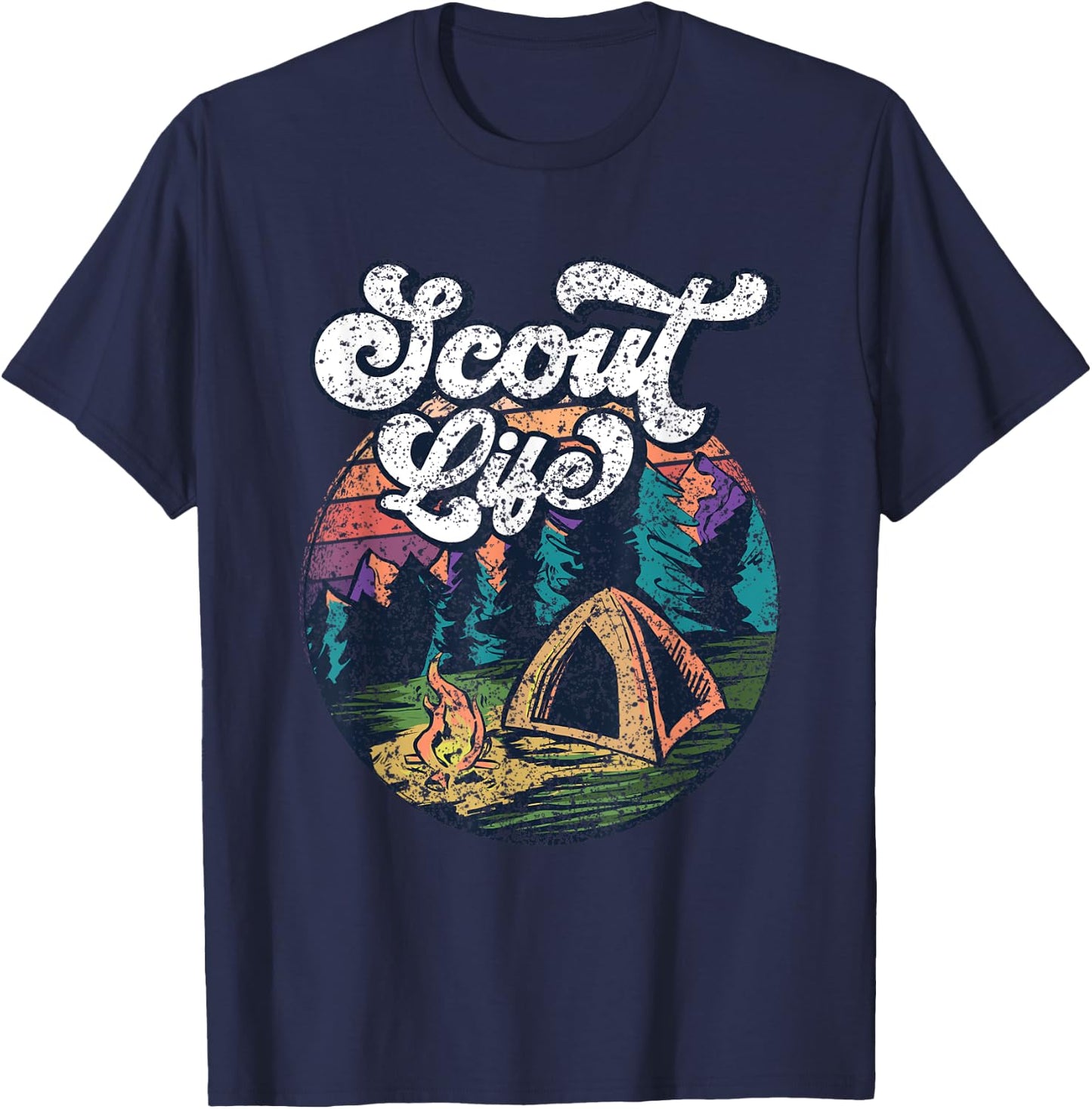 Scout Life Scouting Scouts Outdoor Hiking T-Shirt - T-Shirt | Navy