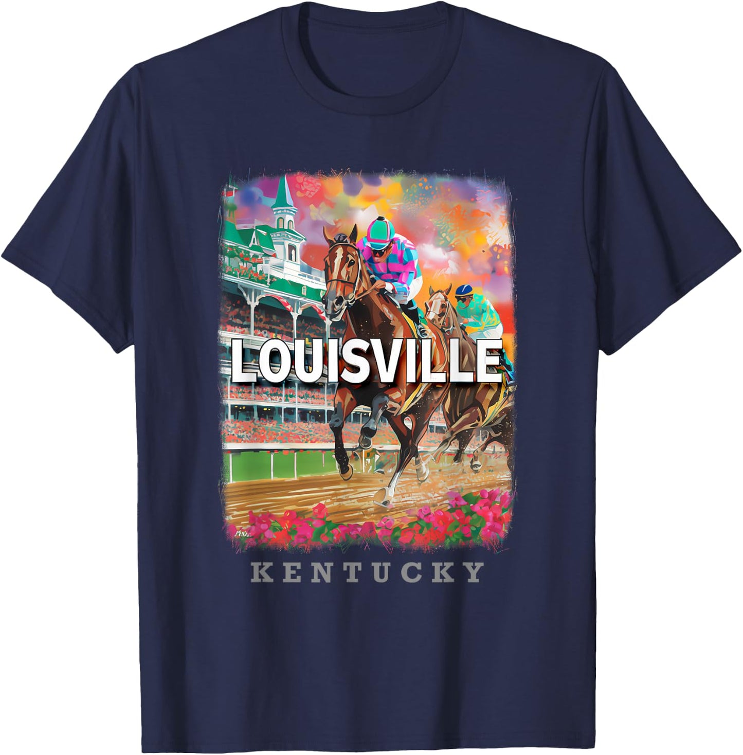 Louisville Kentucky KY Event Delight SD216 T-Shirt - T-Shirt | Navy