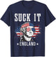 Suck It England Funny 4th of July - George Washington Funny T-Shirt - T-Shirt | Navy