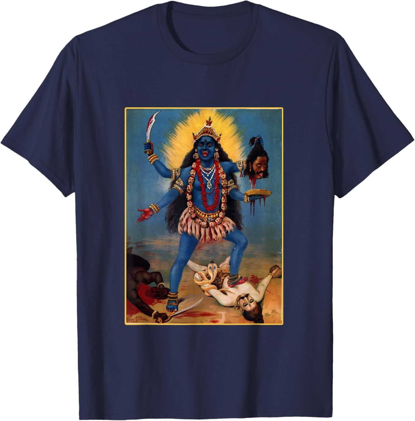 Ma Kali The Divine Mother T-Shirt - T-Shirt | Navy