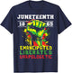 Juneteenth 1865 Black History African American Freedom T-Shirt - T-Shirt | Navy