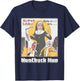 Nunchuck Nun Kungfu T-Shirt - T-Shirt | Navy