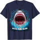South Padre Island Texas Vacation Great White Shark Beach T-Shirt - T-Shirt | Navy