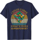 I Solve Cubes What'S Your Superpower Vintage Speedcubing T-Shirt - T-Shirt | Navy