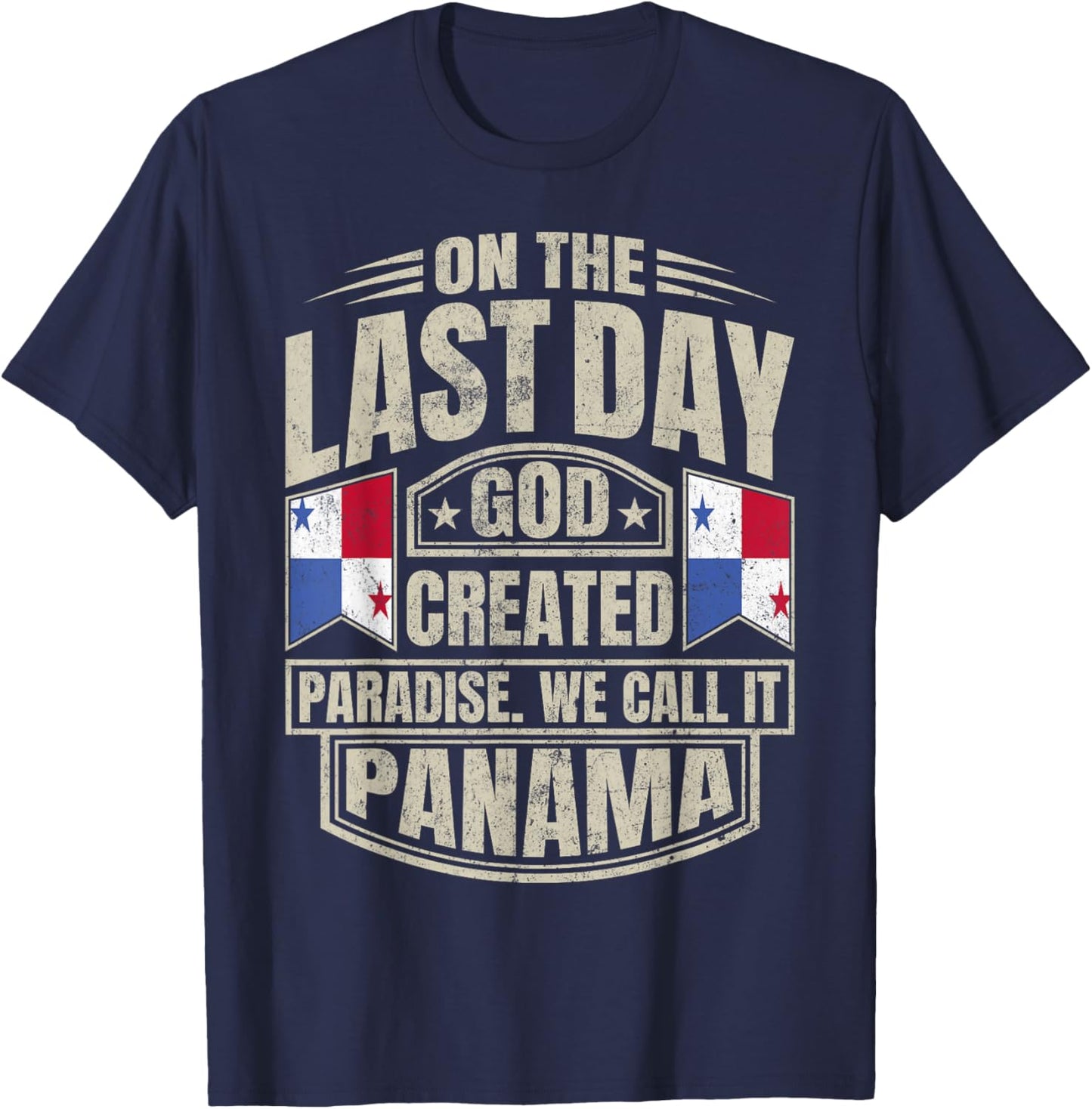 Panamanian Men & Women Panama T-Shirt - T-Shirt | Navy