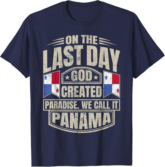 Panamanian Men & Women Panama T-Shirt - T-Shirt | Navy