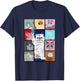 Cute Cat Purring in My Lap Cause It Loves Me Cat Lover T-Shirt - T-Shirt | Navy