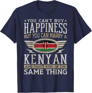 Kenya Flag Proud Kenyans Men & Women T-Shirt - T-Shirt | Navy