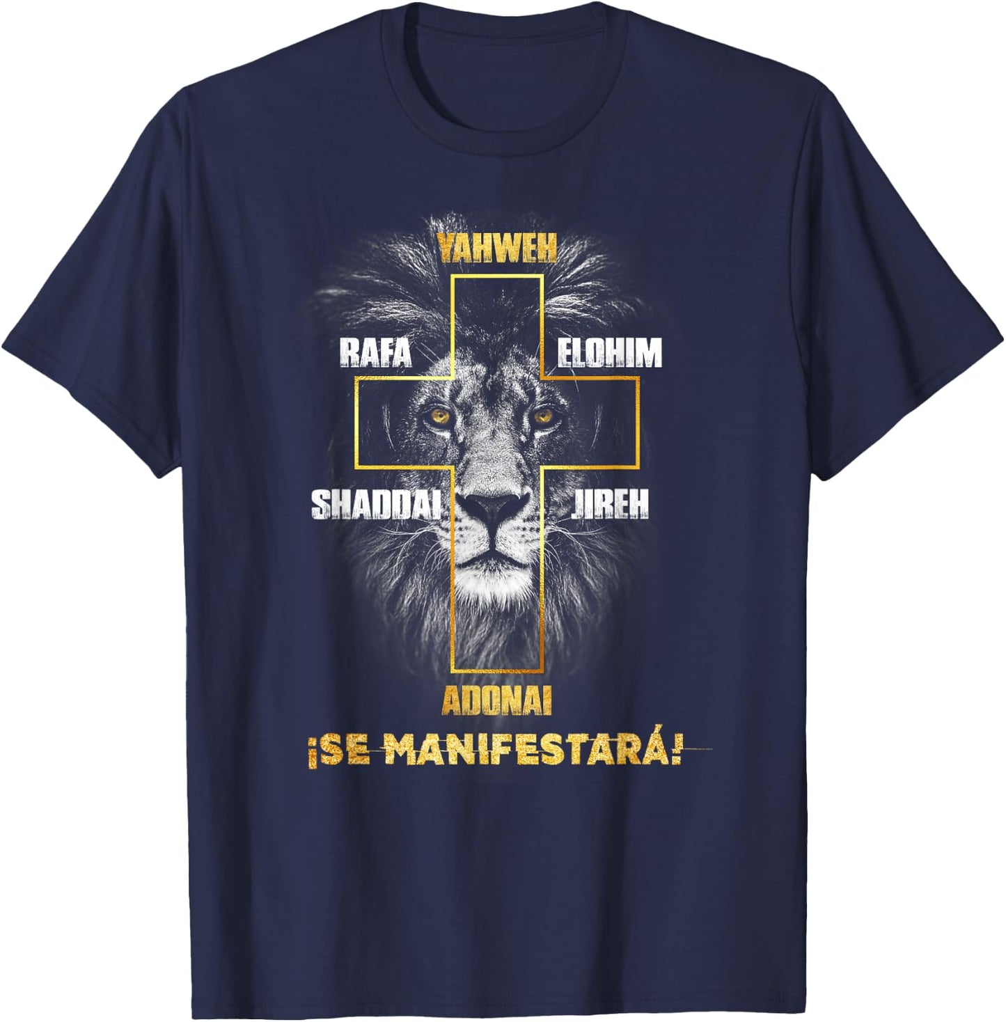 Cristianos de Jesus en Espanol - Christian Spanish mensaje T-Shirt - T-Shirt | Navy