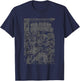 Marvel Comics Retro Black Panther Vintage Black Comic Cover T-Shirt - T-Shirt | Navy