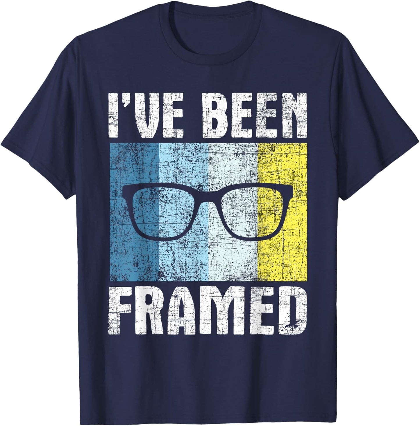 Funny Optometrist Shirts - Retro Eyeglasses Optometrist Optometry T-Shirt - T-Shirt | Navy