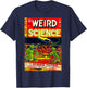Funny Nerdy Weird Science Space Aliens Retro Comic Teacher Men Women Kids T-Shirt - T-Shirt | Navy