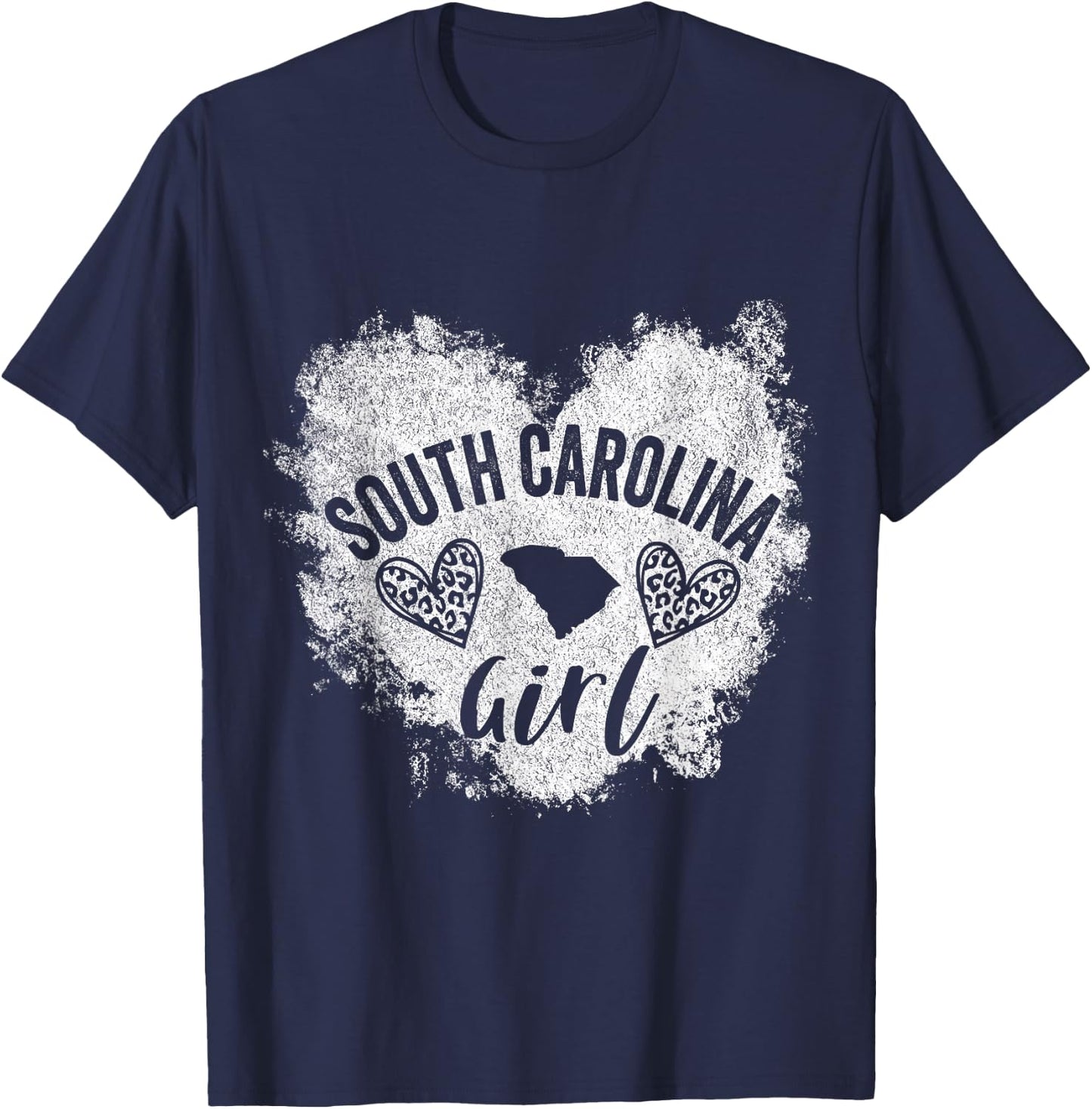 South Carolina Girl Funny Hometown South Carolina Home T-Shirt - T-Shirt | Navy