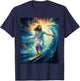 Jesus walking on water Evangelical Christian T-Shirt - T-Shirt | Navy
