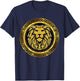 Golden Lion King T-Shirt - T-Shirt | Navy