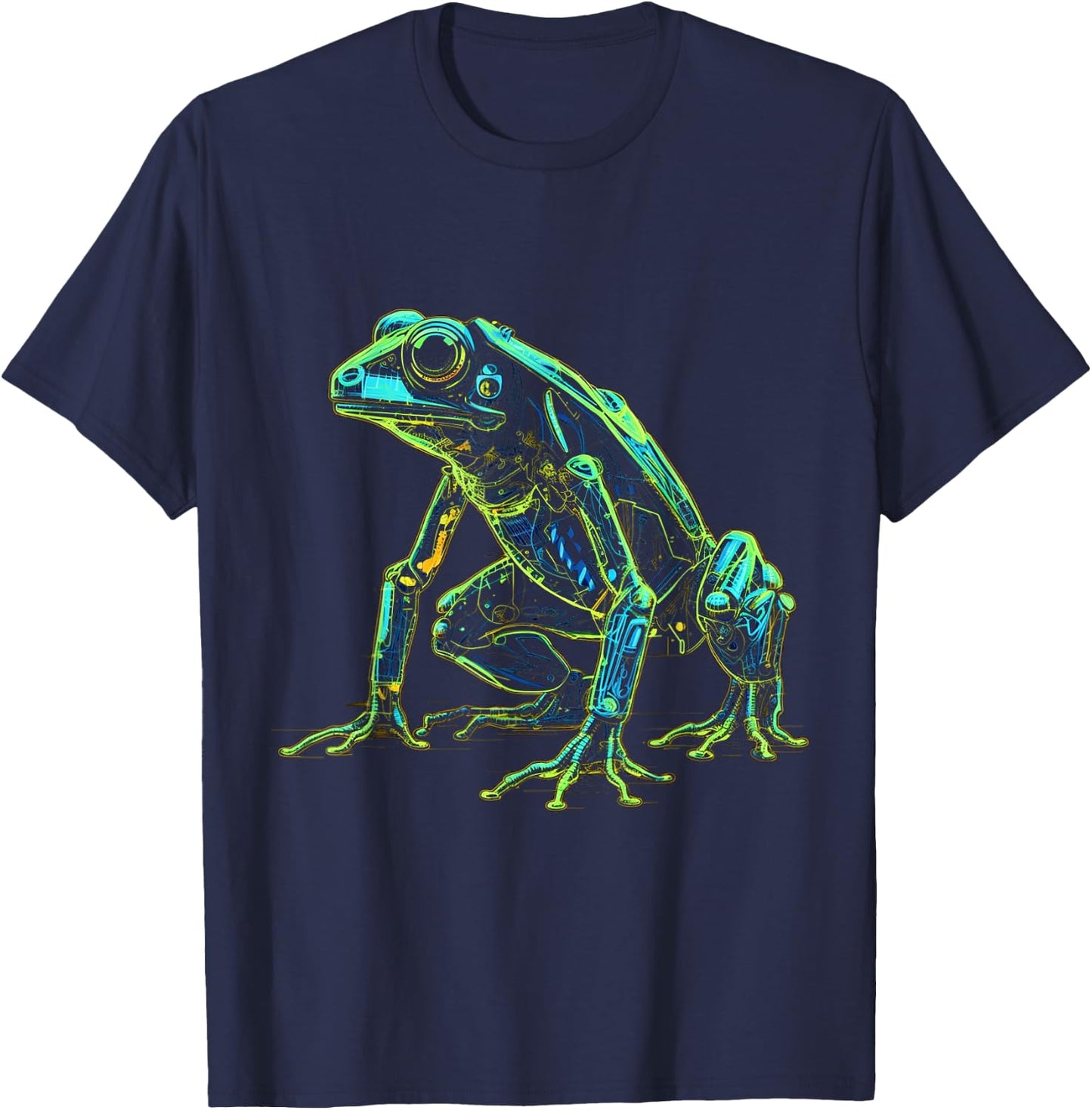 Frog Fantasy Art Animal Lovers Animals Frog T-Shirt - T-Shirt | Navy