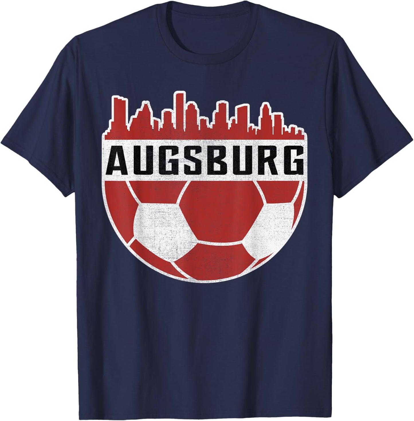Augsburg Football Club T-Shirt - T-Shirt | Navy