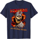Official Scorpions Blackout Skull T-Shirt - T-Shirt | Navy