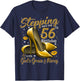 High Heels Stepping Into My 56th Birthday 56 and Fabulous T-Shirt - T-Shirt | Navy