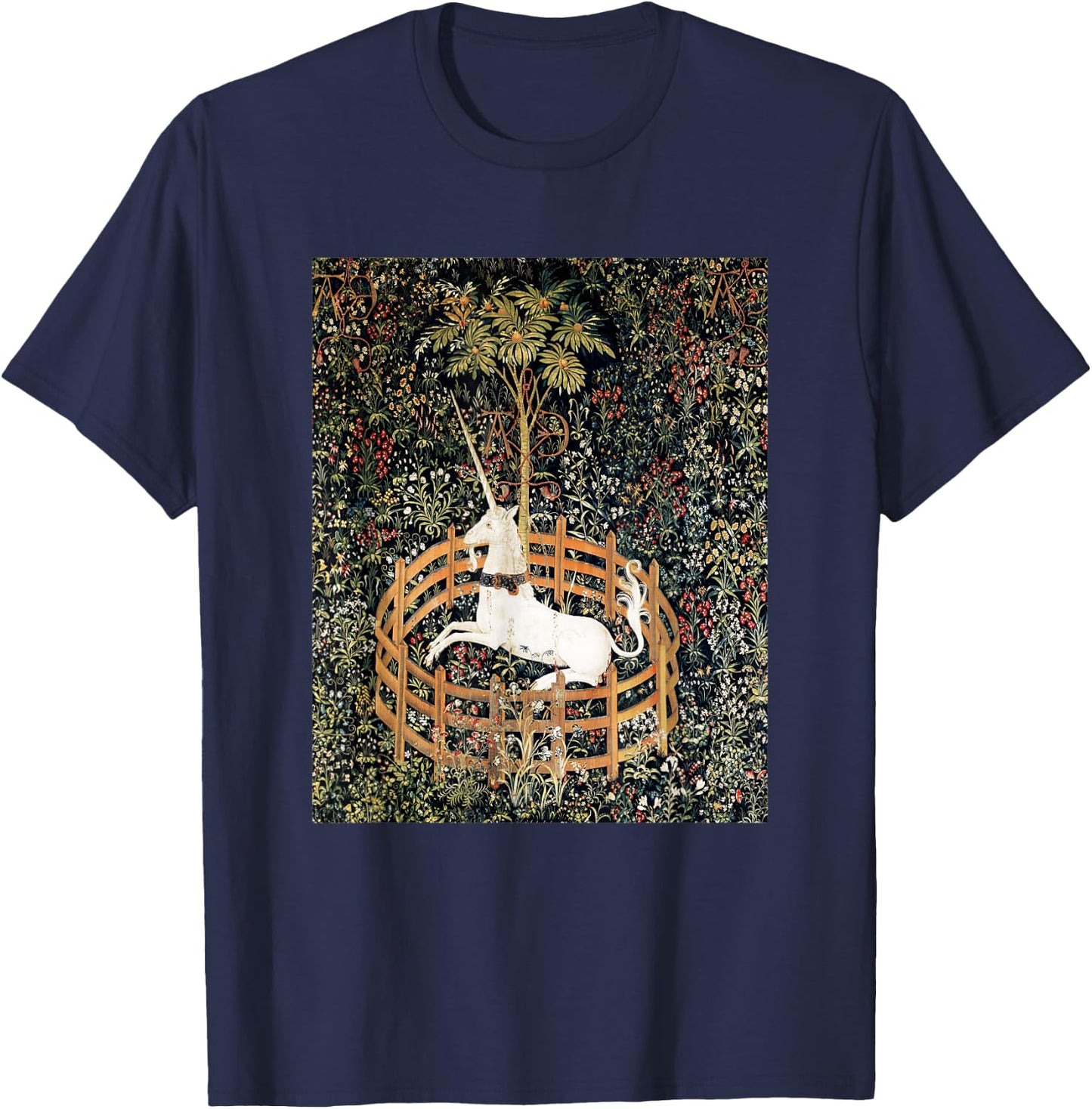 The Unicorn in Captivity T-Shirt - T-Shirt | Navy