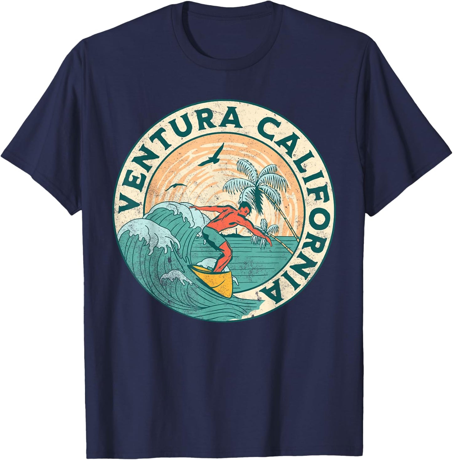 Ventura California T-Shirt - T-Shirt | Navy