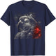 Beautiful African Grey Parrot T-Shirt - T-Shirt | Navy